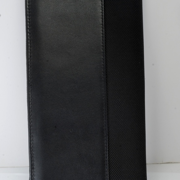 New Shaffer Card Organizer Holder Leather & Canvas - Picture 6 of 8